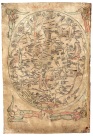 The Sawley Map From the Imago mundi by Honorius Augustodunensis England, probably Durham, ca. 1190 Corpus Christi College, Cambridge, MS 66, Part 1